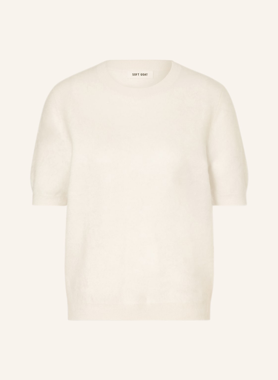 Soft Goat Strickshirt Aus Cashmere weiss von SOFT GOAT