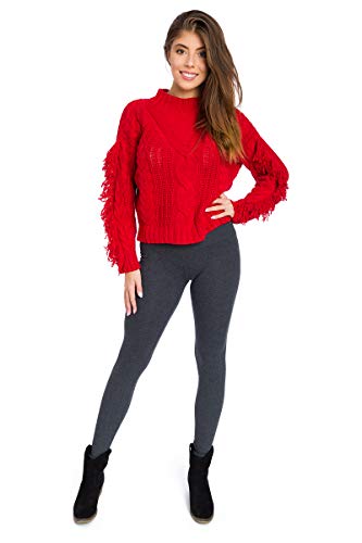 SOFTAIL Damen Leggings mit Fleece-Futter, Dicke Winter Leggings, Damen Lässig Warm Dehnbar In Voller Länge Thermohose, Bauchkontrolle, Superweiche Leggings, Übergröße P28 von SOFTSAIL