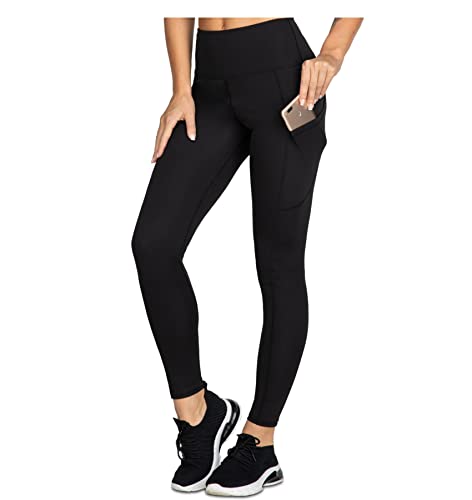 SOFTSAIL Sport Leggings mit hoher Taille und Tasche I Bauchregulierende Sport-Leggings für Damen I Formende Schlankheits Push-up Workout Yoga Leggings I Breiter Bund Lauf-Yoga-Hose I Größe S-3XL von SOFTSAIL