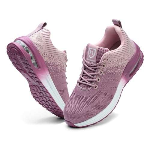 SOGETCH Stahlkappenschuhe für Herren und Damen, leicht, bequem, unzerstörbar, rutschfest, Sicherheitsschuhe für den Bau, Flieder, 7 Women/5.5 Men SOGETCH Stahlkappenschuhe für Herren und Damen, leicht, bequem, unzerstörbar, rutschfest, Sicherheitsschuhe für den Bau, Flieder, 7 Women/5.5 Men von SOGETCH