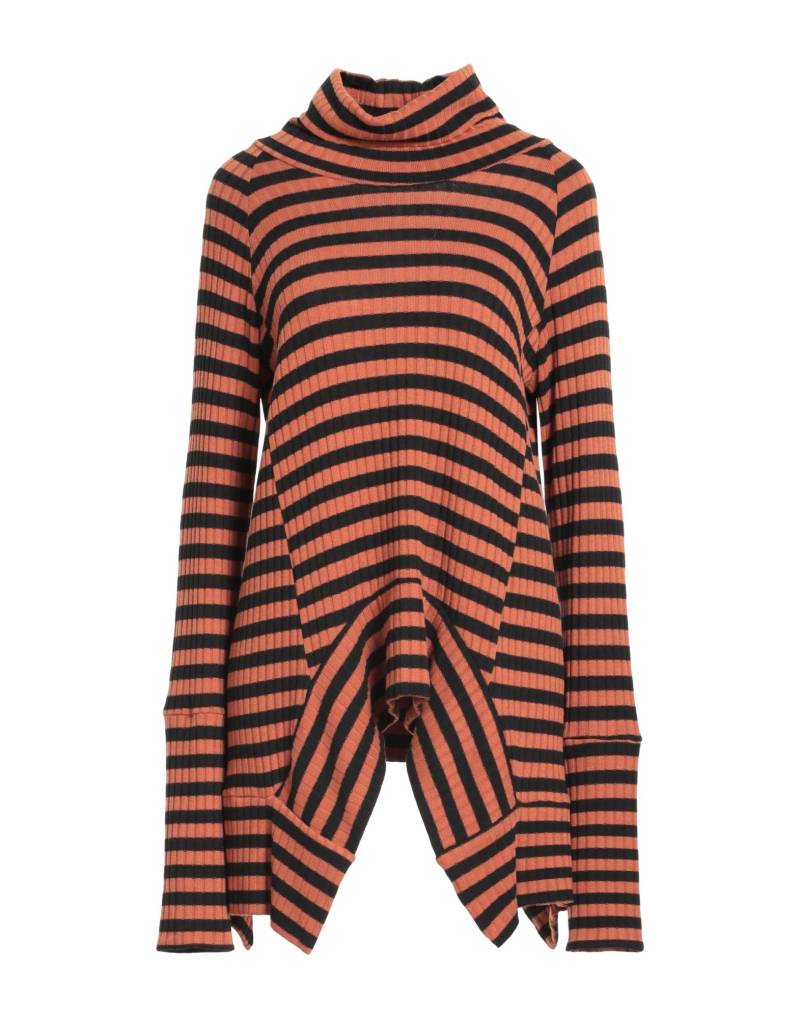 SOHO-T Rollkragenpullover Damen Lederfarben von SOHO-T