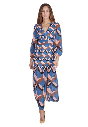 SOHUMAN Damen TRICAVESTIDO Kleid, Multicolor, L von SOHUMAN