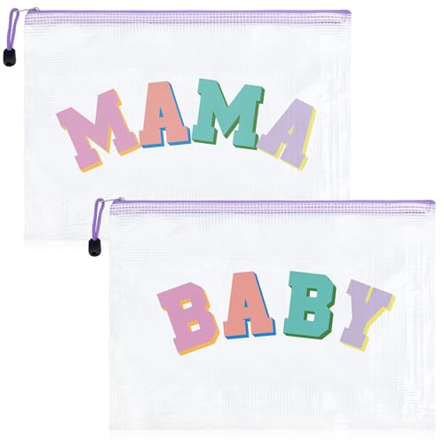 SOIDRAM Make-up-Tasche, Kosmetiktasche für Damen und Mädchen, Sommer, verschiedene Farben, 2 Stück von SOIDRAM