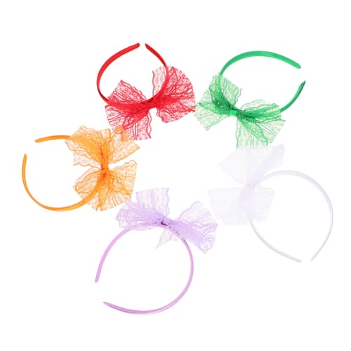 SOIMISS 10stücke Teiliges Damen Haarschmuck Mit Schleifen Lace Haarreifen Und Vielseitige Kopfbedeckung Für Partys Und Cosplay Modisches Accessoire Für Teenager von SOIMISS