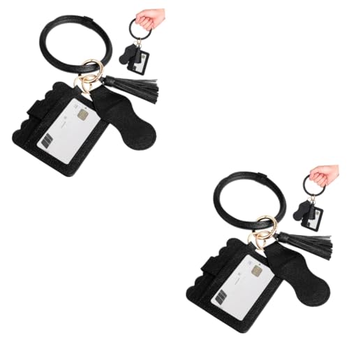 SOIMISS 2stücke -handgelenkhalter Mit Kartenetui Und Quastencharme Großes Armband-Portemonnaie Mit Lippenstifthalter Für Damen Und Mädchen Für Shopping Und Freizeitaktivitäten von SOIMISS