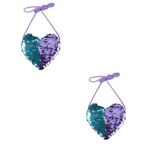 2st Crossbody-geldbörse Glitzer Umhängetasche Mädchen Geldbörsen Für Kinder Geldbörse Kinder Wechseln Geldbeutel Geldbörse Für Kleinkinder Mini-umhängetasche Mini-geldbörse SOIMISS von SOIMISS