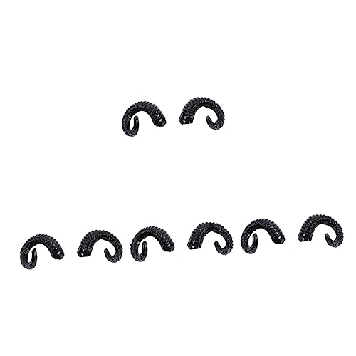 SOIMISS 4paare Schafhorn Kopfschmuck Für Halloween Kostümaccessoire Dekoration Für Partys Fotografie Und Cosplay Aus Leichtem Und Sicherem Gefertigt von SOIMISS