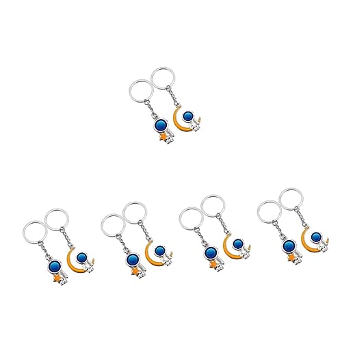 SOIMISS 5paare Astronauten Schlüsselanhänger Lustiger Weltraum Schlüsselring Für Taschen Rucksäcke Und Für Studenten Und Kreative Dekoration von SOIMISS