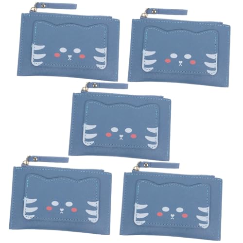SOIMISS 5stücke Kawaii Cartoon Geldbörse Für Frauen Portemonnaie Mit Reißverschluss Für Geld Kreditkarten Und Tickets Für Reisen Schule Arbeit Und Besondere Anlässe von SOIMISS