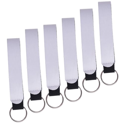 SOIMISS 6stücke Sublimations-Lanyard-blanko Blanko-Lanyard Für DIY Sublimations-schlüsselanhänger-blanko Wärmeübertragungs-Lanyard Für Schlüsselbund DIY-Lanyard-blanko Mit von SOIMISS