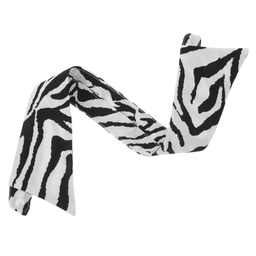 SOIMISS Elegant Zebra Print Detachable Dickey Collar Für Damen Multifunktionaler Chiffon Fake Shirt Kragen Stilvolles Accessoire Für von SOIMISS