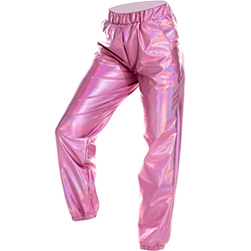 SOIMISS Hip Hop Cargohose Für Herren 70er Jahre Kostüm Für Damen Männer Hosen Space Girl Kostüm Damen Disco-Hosen Für Frauen Strassenmode Hip-hop-Hosen Polyester Cool Einstellen Fräulein von SOIMISS