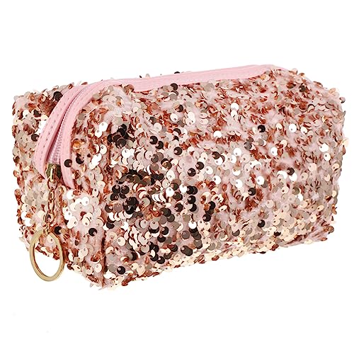 SOIMISS Kosmetiktasche Mit Pailletten-Design Tragbar Und Großvolumig Für Make-up Hautpflegeprodukte Und Toilettenartikel Geeignet Für Reisen Und Heimgebrauch Als Aufbewahrungstasche Oder f von SOIMISS