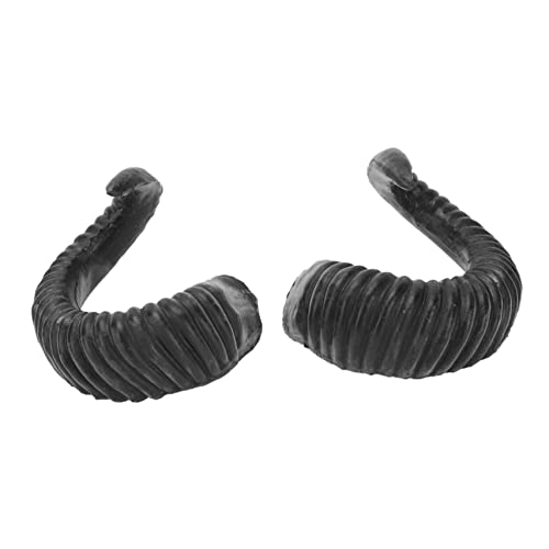 SOIMISS 1paar Halloween Haarreife Mit Cavel Hut Design Schwarze Schafshorn-haardekorationen Für Cosplay Und Partys Für Halloween-feiern Und Kostüme von SOIMISS