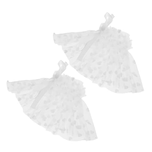 SOIMISS 1paar Dekorative Handgelenk-manschetten Netzstoff Mit Spitzenverzierung Für Damen Für Hochzeiten Kostüme Und Thematische Veranstaltungen von SOIMISS