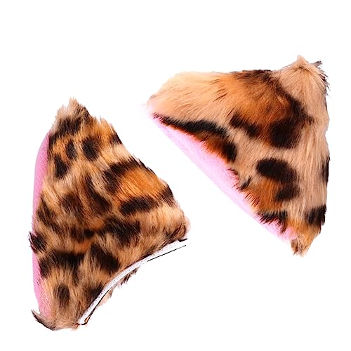 SOIMISS Plüsch Katze Ohren Haarspange Party-kopfschmuck Katzenohren-kopfschmuck Plüsch-haarspange Haarnadel Für Cosplay von SOIMISS