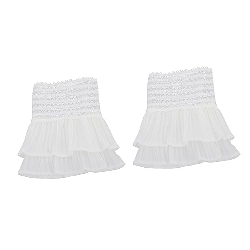SOIMISS Spitzenmanschetten Abnehmbare Fake Ärmel Spitzensockenmanschetten Für Hochzeitskleid Und Alltagsoutfits Leicht Zu Tragen Und Vielseitig Einsetzbar von SOIMISS