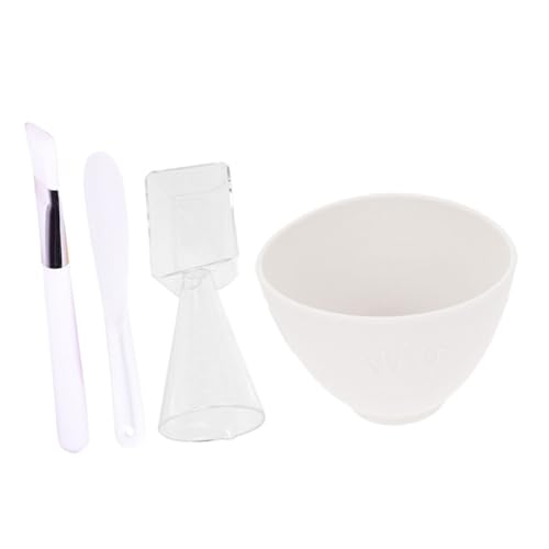 SOIMISS 1 Satz DIY Gesichtsmaske Set Teiliges Silikon Mischschalen Set mit Pinsel und Löffel für Effektive Hautpflege für Selbstgemachte und Haarkuren von SOIMISS