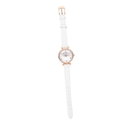 SOIMISS Damen Freizeit Uhr Mit Dekorativem Mädchen Ziffernblatt Und Atmungsaktivem Armband Für Viele Anlässe Klassisch Und Elegant von SOIMISS