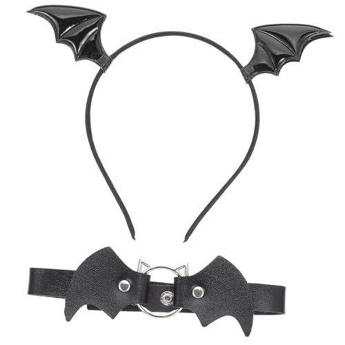 SOIMISS 1satz Halloween Haarreif Und Choker Kreative Fledermaus Design Kopfbedeckung Für Kostümpartys Und Festlichkeiten Unisex Erwachsene von SOIMISS