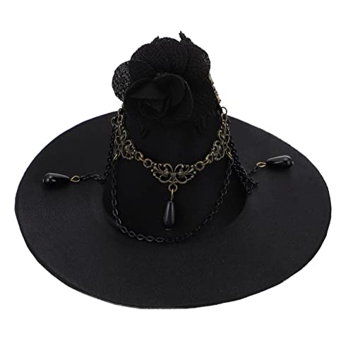 SOIMISS 1stück Eleganter Witch Hat Für Halloween Haltbares Kostüm-zubehör Mit Duckbill Clips Für Maskeraden Und Foto-requisiten Einzigartiges Design Für Partys Und Rollenspiele von SOIMISS