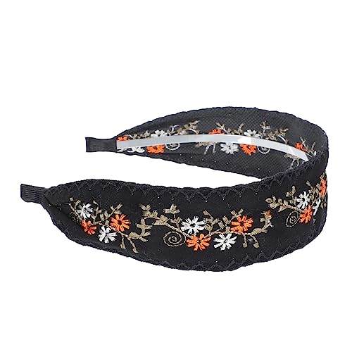 SOIMISS 1 Stück Boho Haarband für Damen Stirnband aus Spitze für Besondere Anlässe für Hochzeiten Partys und Täglichen Gebrauch Schwarz Einteiliges von SOIMISS