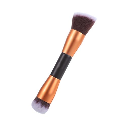 SOIMISS Professioneller Make Up Pinsel Kreativer Schönheitspinsel Doppelseitiger Puder und Foundation Pinsel für Frauen Reisegröße mit Stabilem Griff von SOIMISS