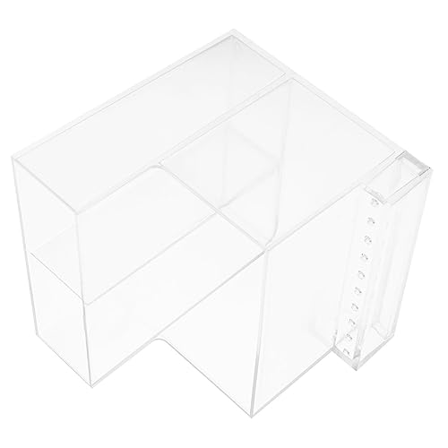 SOIMISS 1Stück Poliererhalter Nagelschleifbox Organizer für Nail Art Transparente Aufbewahrungsbox für Nagelbohrer und Schleifköpfe Langlebiger Poliererständer für Maniküre von SOIMISS