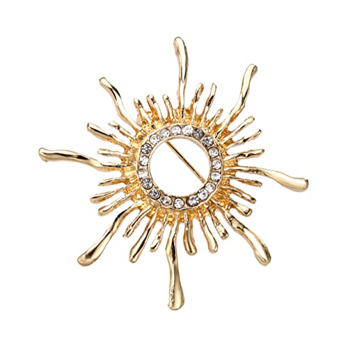 SOIMISS 1 Stück Retro Brosche Sonnenblume Dekorative Anstecknadel für Kleidung Modisches Accessoire Strapazierfähigem Legierungsmaterial für Stilvolle Outfits Besondere Anlässe von SOIMISS