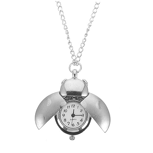 SOIMISS Taschenuhr im Design Eines Vintage Mechanische Uhr Handaufzug Retro Kettenuhr für Herren Glänzende Uhr Praktisch für Teepartys und Halloween von SOIMISS