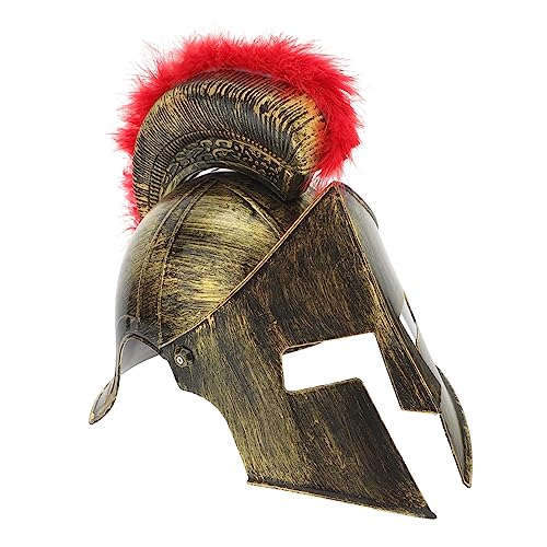 SOIMISS Kriegerhelm Kostüm Hut Mittelalterliche Krieger Kopfbedeckung Einheitsgröße Für Herren Und Damen Für Halloween Karneval Und Cosplay Lustige Party Deko von SOIMISS