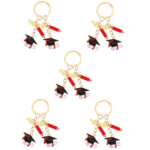 SOIMISS 10stücke Doktorhut Schlüsselanhänger Robuste Schlüsselbund Für Absolventen Dekoration Für Rucksäcke Und Taschen Als Abschlussgeschenk von SOIMISS
