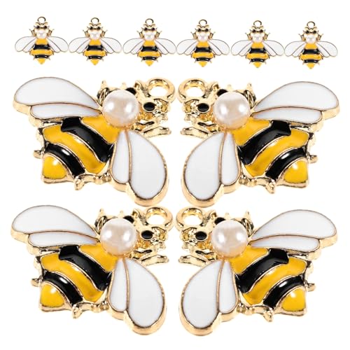 SOIMISS 10stücke Bienen Anhänger Aus Legierung Für Diy Schmuckherstellung Und Basteln Ohrhänger Und Armband Zubehör in Tierform von SOIMISS