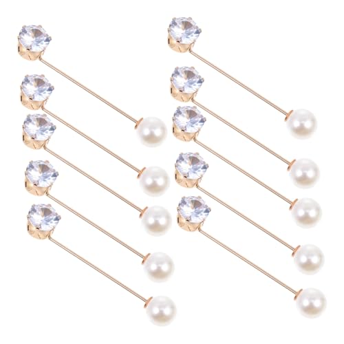 SOIMISS Modische Form 10 Stücke Pullover Broschen Glatte Nicht-verformung Kleidung Decor Zubehör von SOIMISS