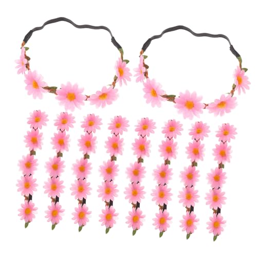 SOIMISS 10 Stücke Blumenstirnbänder Floral Haarkranz für Damen Hochzeit Festival Dekoration Leicht und Bequem von SOIMISS