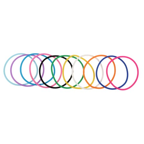 SOIMISS 10 Stück Teiliges Bunter Dehnbarer Silikonarmbänder Weiche Hautfreundliche Gummi Wristbands Komfortabel Flexibles Design für Erwachsene und Jugendliche Modisches Party Accessoire von SOIMISS