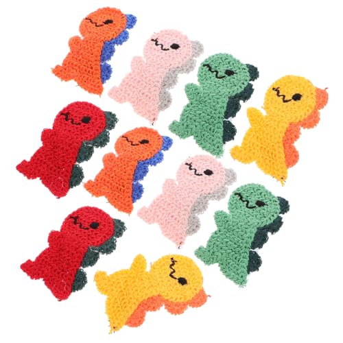 SOIMISS 10 Stück Teiliges Dinosaurier Haarklammern für Teenager Mädchen Bunte Snap Haarspangen Niedliche Tier Haar Accessoires für Vielseitiges Styling und Alltag Einfache Anwendung von SOIMISS