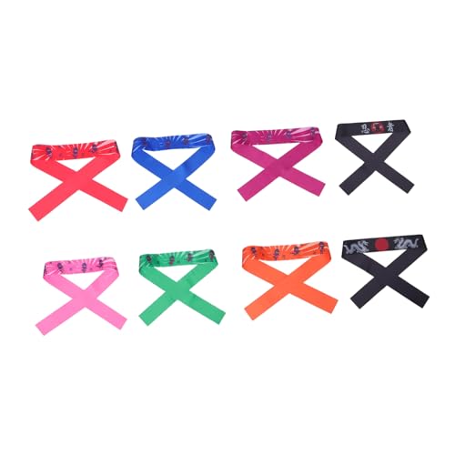 SOIMISS 10 Stück Teiliges Ninja Stirnband für Japanisch Inspiriert Dekorative Samurai Kopfbänder Atmungsaktiv Bequem als Ninja Geburtstags Partygeschenk und Team Event Zubehör von SOIMISS