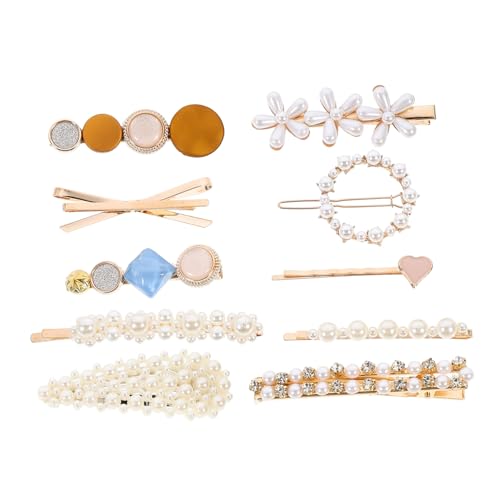 SOIMISS 10 Stück Teiliges Perlen Haarspangen Set für Damen Haarclips Haarklammern Party Accessoires für Verschiedene Frisuren Hochzeiten Geburtstagsfeiern SOIMISS 10 Stück Teiliges Perlen Haarspangen Set für Damen Haarclips Haarklammern Party Accessoires für Verschiedene Frisuren Hochzeiten Geburtstagsfeiern von SOIMISS