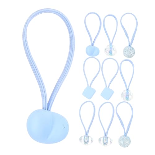SOIMISS 10 Stück Teiliges Set Haargummis für Mädchen Einzigartige Haarringe Blau Ponytail Halter für Partys Tägliches Tragen und Besondere Anlässe Leicht Bequem und für von SOIMISS