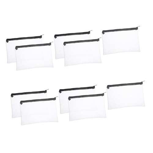 SOIMISS 10stücke Dochsichtiges Federmäppchen Mit Reißverschluss Kleine Federmäppchen Aus Wasserdichtem PVC-Material Transparentes Für Schüler Schreibwarenetui Zur Organisation Von von SOIMISS
