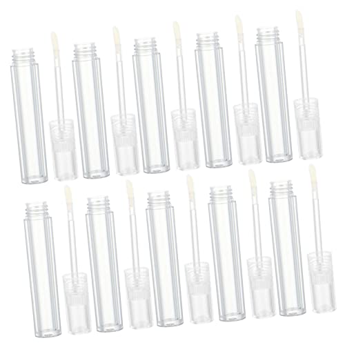 SOIMISS 10 Stück Transparente Lip Gloss Flaschen Nachfüllbare Kunststoffbehälter für Lippenfarbe DIY Kosmetik Wiederverwendbare Tuben für Basteln von SOIMISS