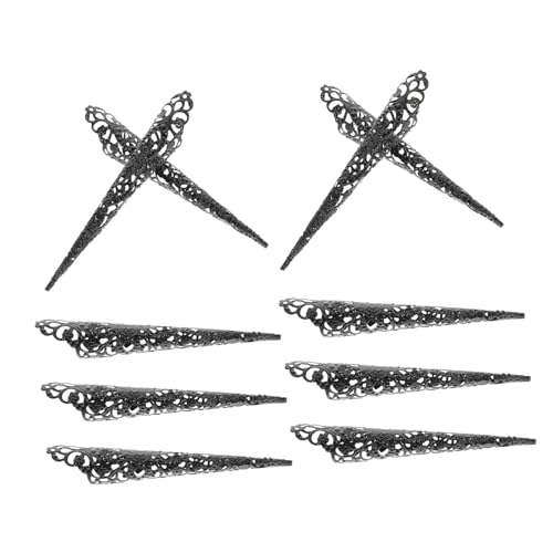 SOIMISS 10 Stücke Halloween Cosplay Nagelringe Fingerkrallen Dekoration für Partys Antike Künstliche Fingernägel Ventilierte Fingerabdeckungen Einzigartiges Design für Festivals SOIMISS 10 Stücke Halloween Cosplay Nagelringe Fingerkrallen Dekoration für Partys Antike Künstliche Fingernägel Ventilierte Fingerabdeckungen Einzigartiges Design für Festivals von SOIMISS