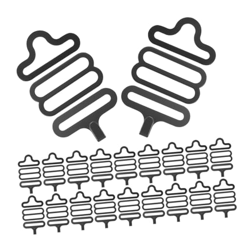 SOIMISS 100 Sätze Teiliges Metall Bow Tie Clip Verstellbare Fliegenhalterung und Krawattenverschluss Ersatzschnallen für Krawatten Eleganter Clip für Formelle und Freizeit Anlässe von SOIMISS