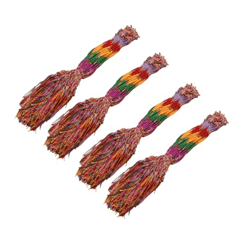 SOIMISS 100 Stück Farbenfrohe Handgewebte Armbänder Verstellbare Bunte Freundschaftsarmbänder für Damen und Herren Zufällige Farben für Partys und Alltag Zufällige Farbe Zufällige Farbe von SOIMISS