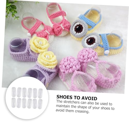 SOIMISS 100 Stück Transparente aus Robustem Leichte Display modelle für Babyschuhe und Socken Formstabile Schuhspanner für Lauflernschuhe und Babysocken für Schaufenster und Heimgebrauch von SOIMISS