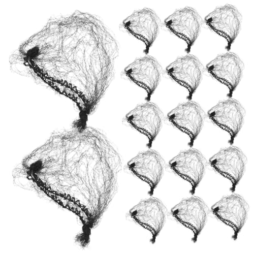 SOIMISS 100 Stück Unsichtbares Haarnetz aus Nylon Elastisch Atmungsaktiv Leichtes Haarnetz für Damen für Dutt Ballett Tanz und Berufskleidung von SOIMISS