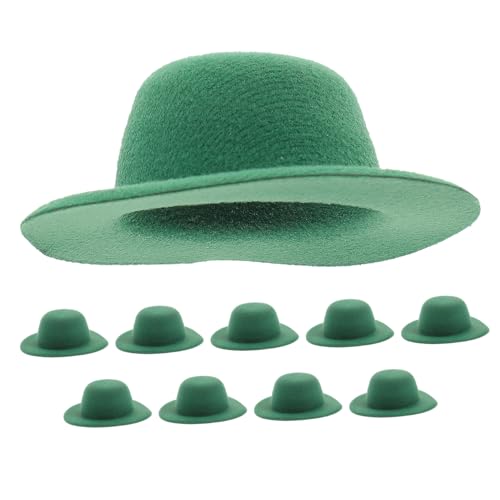 SOIMISS 10Stücke Teiliges Mini-hüte Patrick's Day Haaraccessoires Grün Einzigartige Haardekoration für Partys Weinflaschen Leicht und Tragbar für Kostüme von SOIMISS