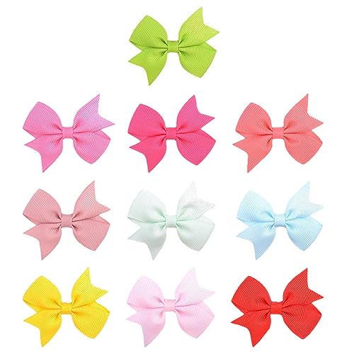 SOIMISS 10Stücke Dekorative Haarklammern für Mädchen Buntes Bowknot Design für Kleinkinder Haarclips für Alltag Einkäufe Haarschmuck für Kleine Prinzessinnen von SOIMISS