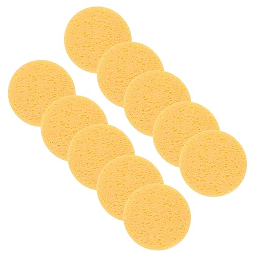 SOIMISS 10stücke Schmink Schwamm Aus Natürlicher Zellstofffaser Make up Entferner Für Gesichtspflege Gesichtsreinigungsschwamm Hautpflegeschwamm Geeignet Für Hauttypen von SOIMISS